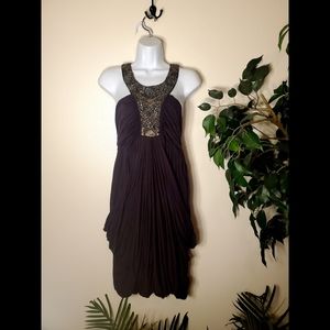 ALL SAINTS BEADED BLACK DRESS Size - 10